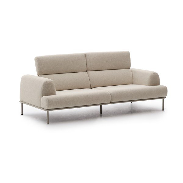 Bež sofa od šenila 234 cm Aurum – Kave Home-image-3