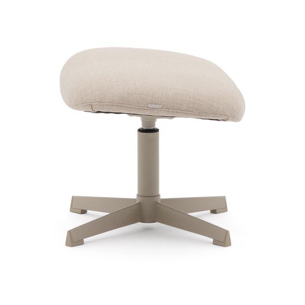 Bež tabure od šenila Teryl – Kave Home-image-2