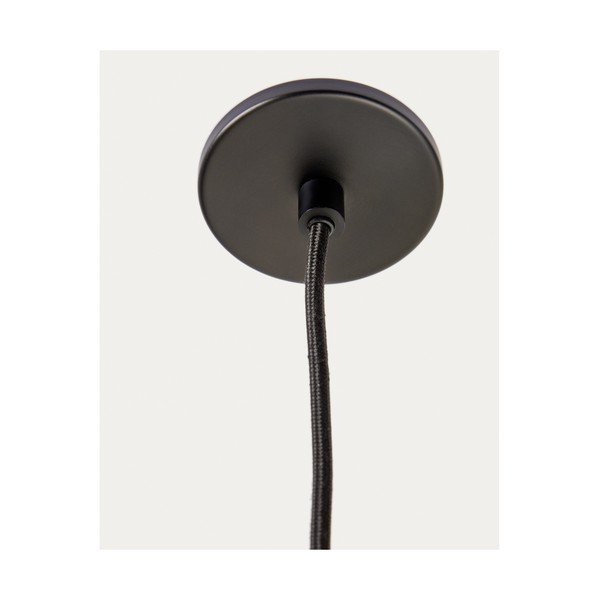 Crna viseća svjetiljka s metalnim sjenilom Nuvira – Kave Home-image-2