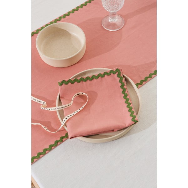 Laneni nadstolnjaci u setu 2 kom 41x130 cm Wavy – Really Nice Things-image-3