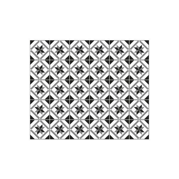 Set od 30 zidnih naljepnica Ambiance Azulejos Lucida, 15 x 15 cm-image-2