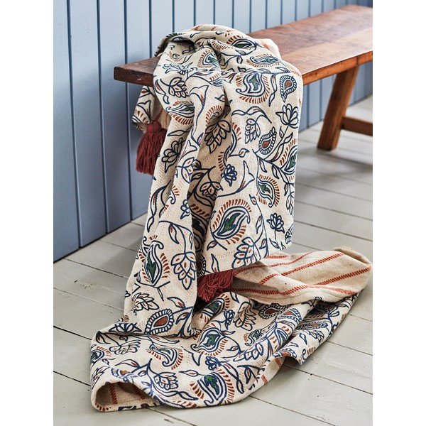 Deka od mješavine pamuka 130x160 cm Paisley – Bloomingville-image-1