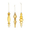 Stakleni ukrasi za božićno drvce u setu 3 kom ø 4 cm Auralia – Bloomingville