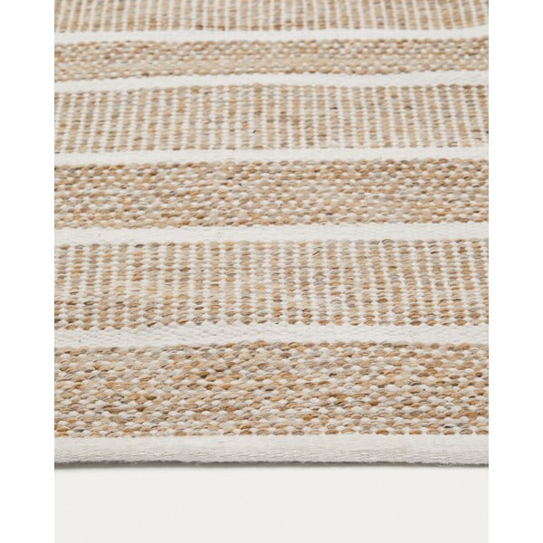 Bež vanjski tepih od recikliranih vlakna 200x300 cm Desni – Kave Home-image-3