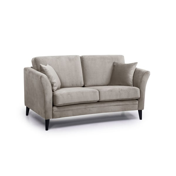 Bež baršunasta sofa Scandic Eden, 165 cm-image-2