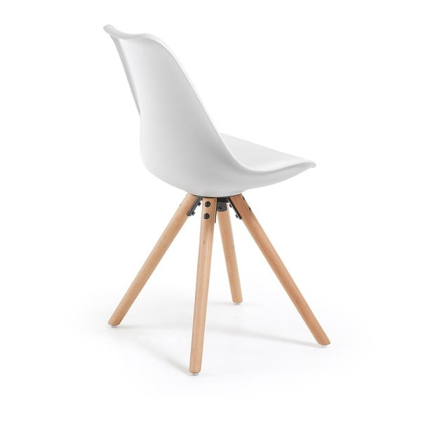 Bijela stolica s bukovim nogama Bonami Essentials Lumos-image-1