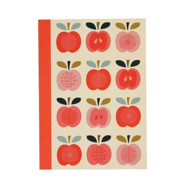 Set od 2 bilježnice s crtom s jabukama Rex London Vintage Apple-image-2
