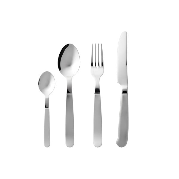 Pribor 16 kom od nehrđajućeg čelika u srebrnoj boji Rejka – Gense