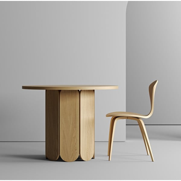 Blagovaonski stol u hrastovom dekoru Woodman Soft, ø 98 cm-image-1