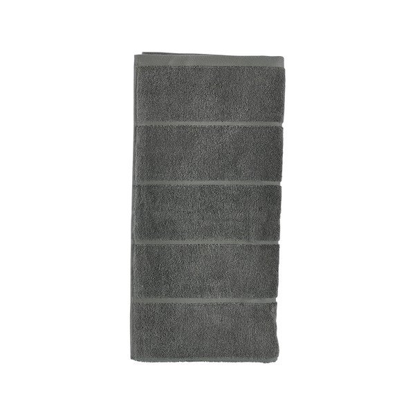 Tamno zeleni pamučan ručnik od frotira 50x100 cm Sauna – Zone