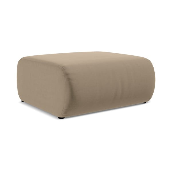 Bež baršunast tabure Ekahi – Makamii-image-2