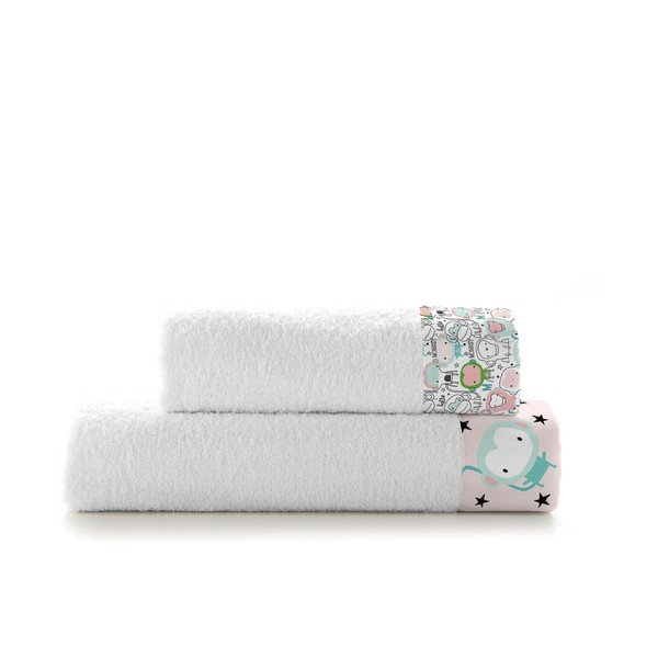 Set od 2 ručnika za bebe Moshi Moshi Macaque-image-2