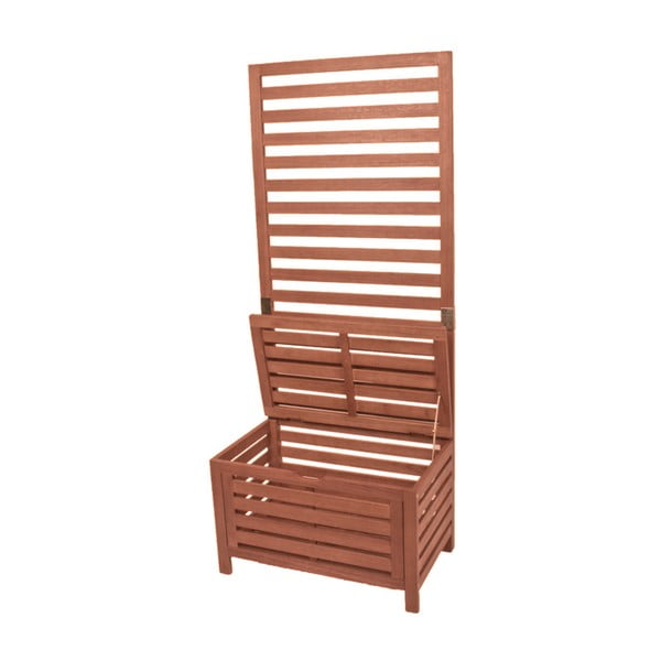 Smeđa vrtna klupa od masivnog drveta Concord – Garden Pleasure-image-1