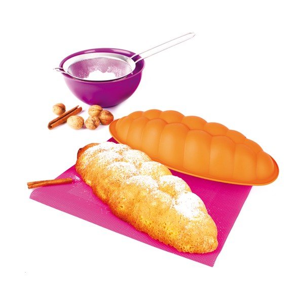 Narančasti silikonski kalup za Božićni Orion Twist, 38 x 15 cm-image-3