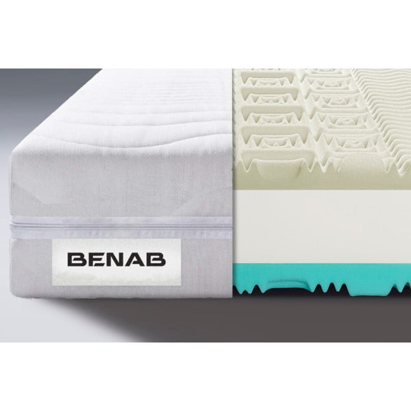 Tvrd/srednje tvrd obostrani madrac od pjene 180x200 cm Visco Comfort – BENAB-image-1