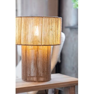 Stolna lampa u prirodnoj boji sa sjenilom od jute (visina 38 cm) Soga – Markslöjd