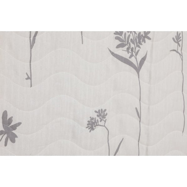 Set od sivog prošivenog prekrivača za bračni krevet i 2 jastučnice Efil - Mijolnir-image-1