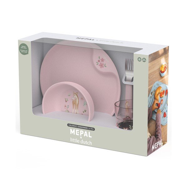 Plastičan dječji set posuđa 6 kom Fairy Garden – Mepal-image-2