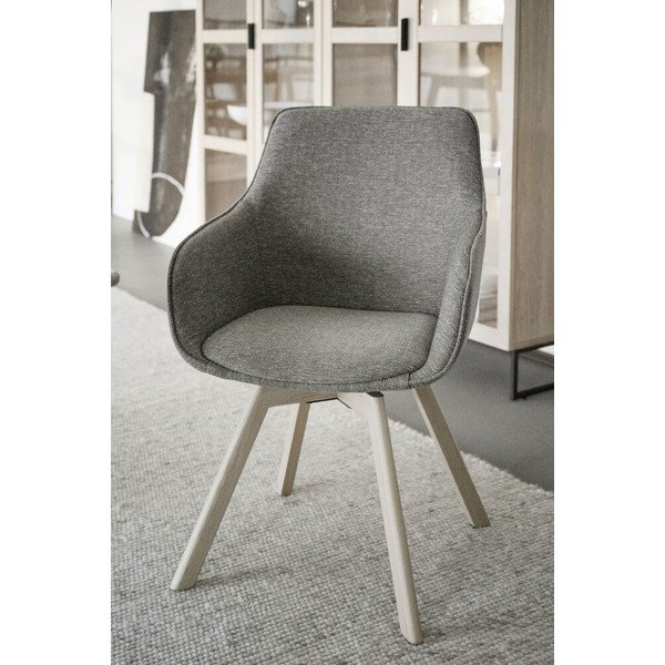 Bež podstavljene blagovaonske stolice u setu 2 kom Alison – Rowico-image-1