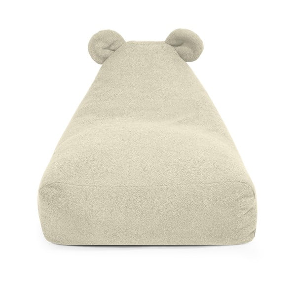 Krem vreća za sjedenje od bouclé tkanine Snug 80 Bear – SLOWDOWN-image-1