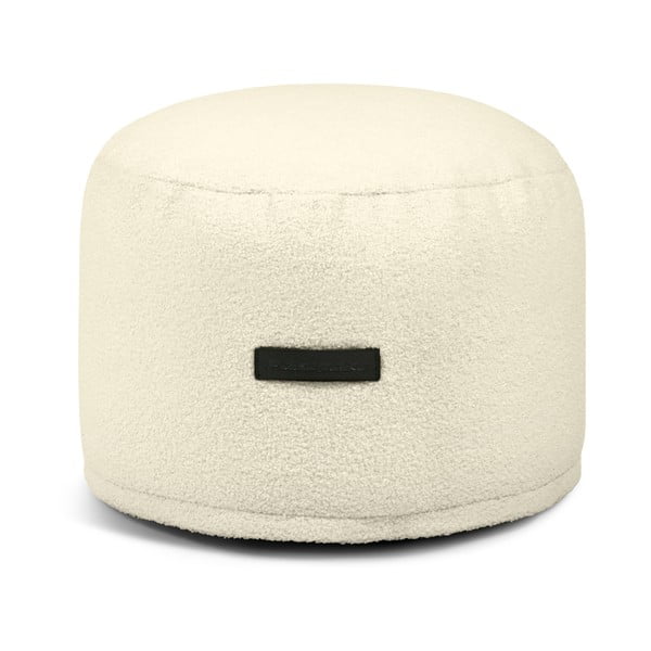 Krem vreća za sjedenje od bouclé tkanine Mini – SLOWDOWN