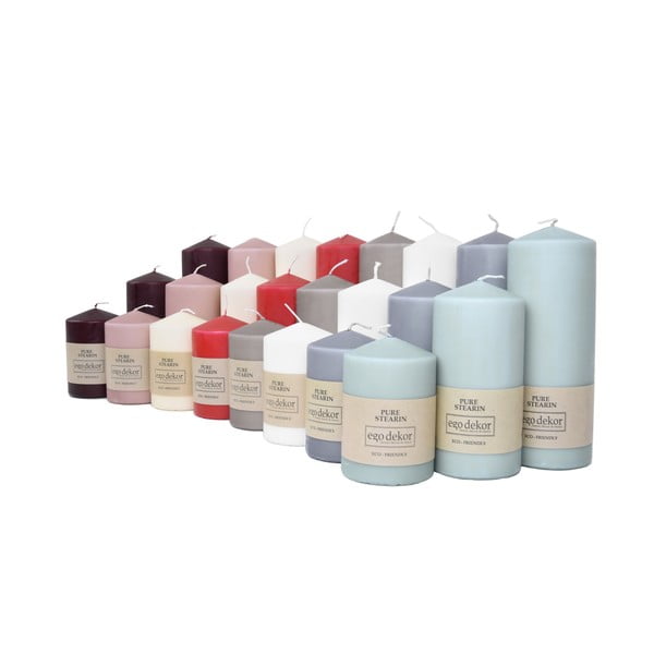 Roza svijeća Eco candles by Ego dekor Top, vrijeme gorenja 30 h-image-1