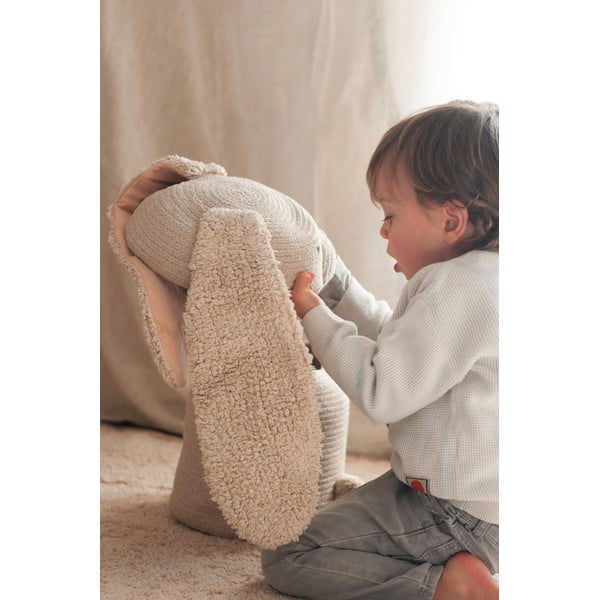 Krem tekstilna dječja kutija za pohranu ø 25x30 cm Rita the Rabbit – Lorena Canals-image-3