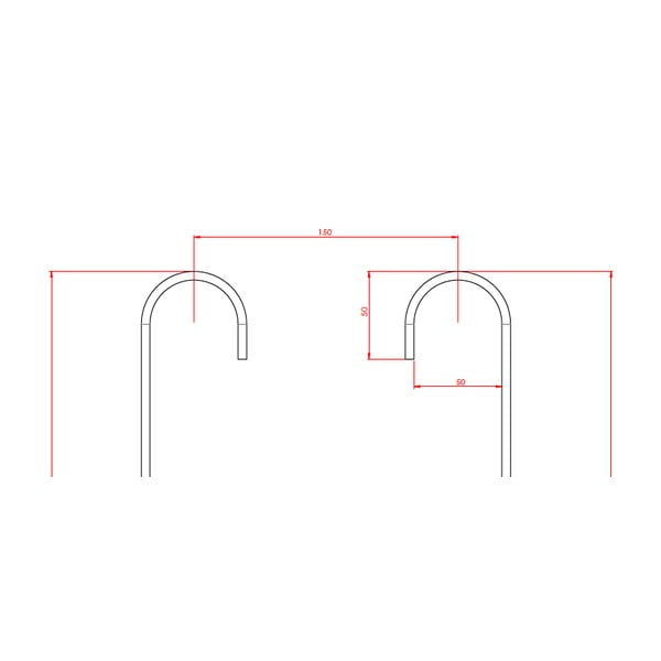 Crna viseća kupaonska polica Metaltex Origin-image-3