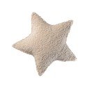 Svjetlo smeđi dječji jastuk za sjedenje od bouclé tkanine Star – Wigiwama