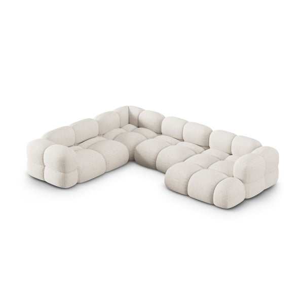 Bež kutna garnitura (s lijevim kutom/u obliku slova "U") Loretto – Cosmopolitan Design-image-2