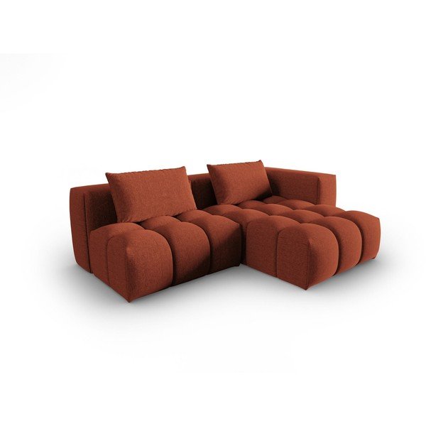Kutna garnitura boja terakote (s desnim kutom/s ležaljkom) Verona – Cosmopolitan Design