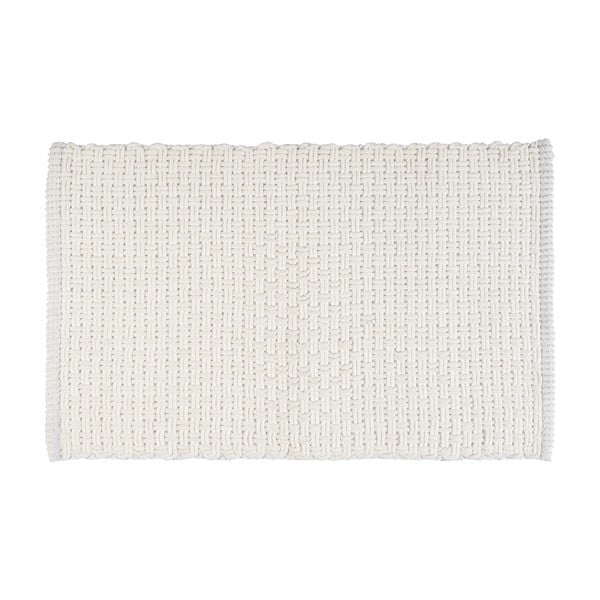 Bijela tekstilna kupaonska prostirka 50x80 cm Ecoli – Wenko