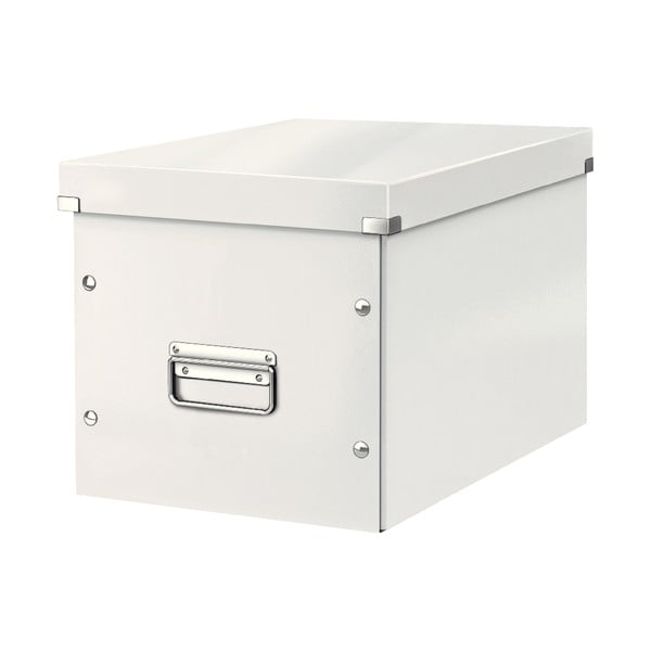 Bijela kartonska kutija za pohranu s poklopcem 32x36x31 cm Click&Store – Leitz
