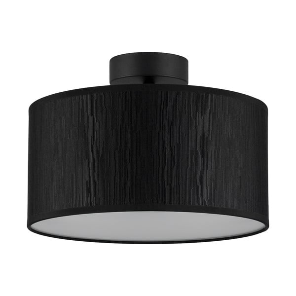Crna stropna svjetiljka Sotto Luce Doce M, ⌀ 30 cm
