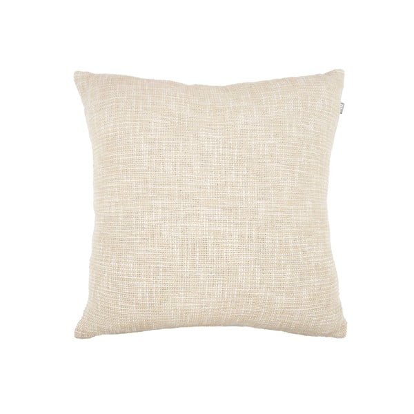 Bež-bijeli pamučni jastuk PT LIVING Mesh, 45 x 45 cm