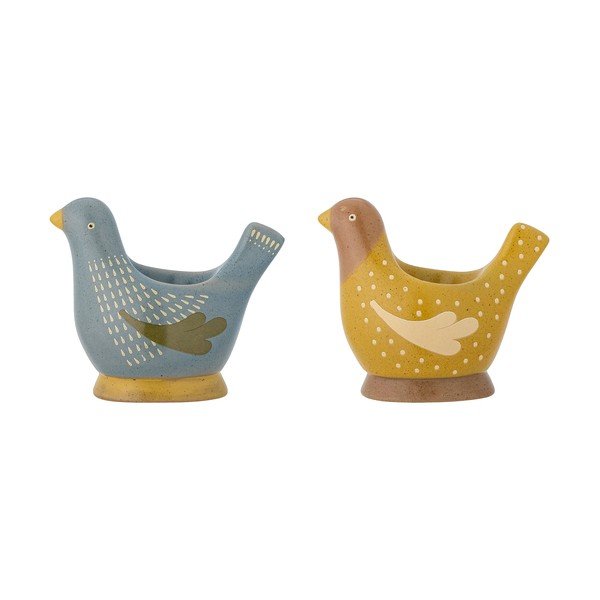Posude za jaja u setu 2 kom glinene Birdy – Bloomingville