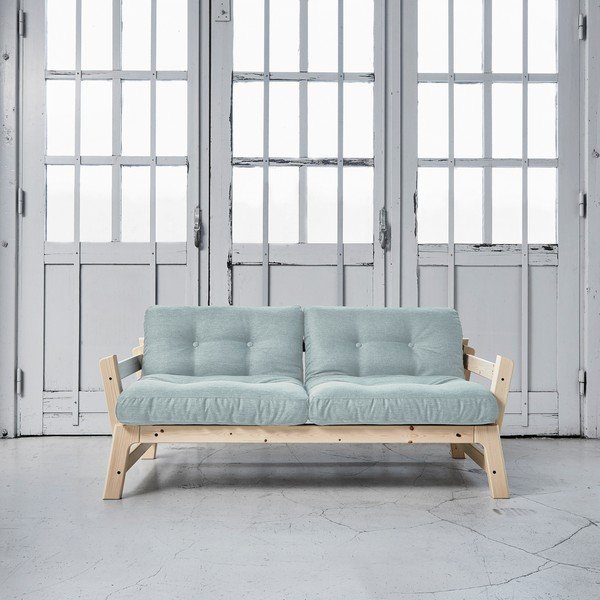 Sofa na razvlačenje Karup Step Natural / Sky Blue-image-1