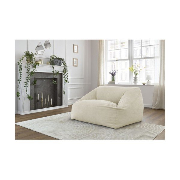 Bež vreća za sjedenje od samta Lilibet – Bobochic Paris-image-1