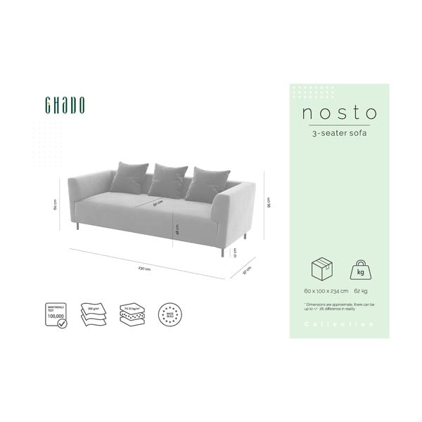 Bež kauč Ghado Nosto-image-3