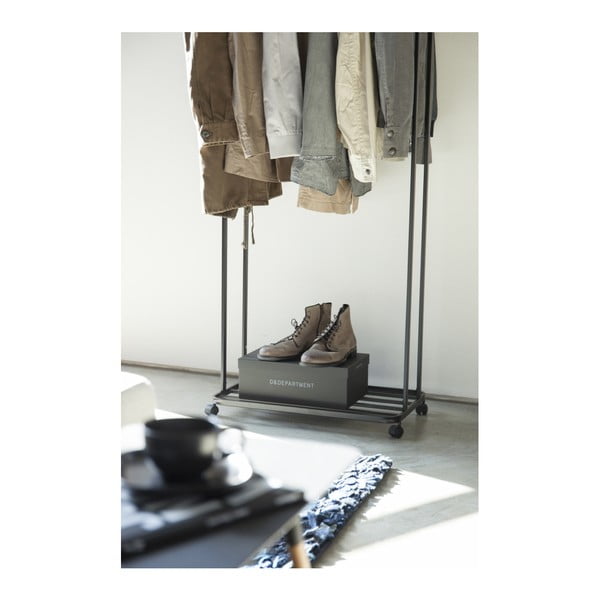 Crni metalni mobilni stalak za odjeću Tower – YAMAZAKI-image-3