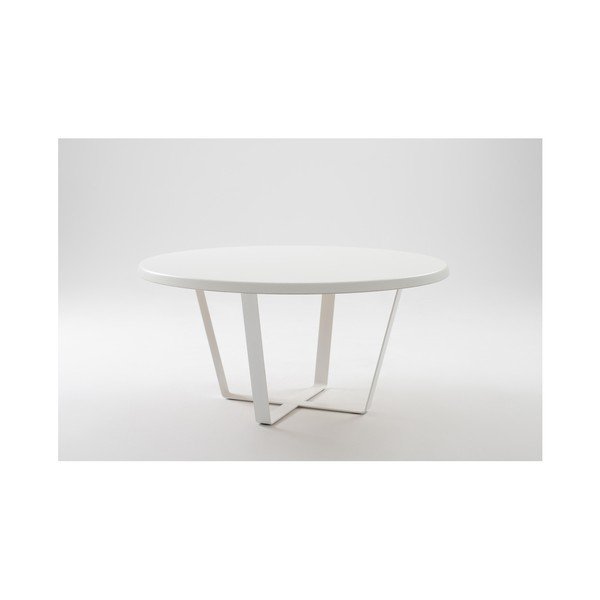 Bijeli stolić za kavu Custom Form Mapple, promjer 80 cm-image-2