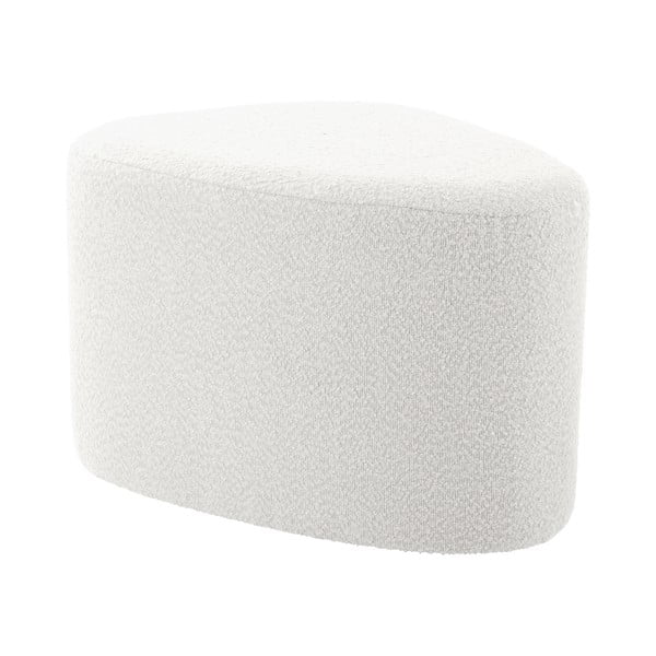 Bijeli tabure od bouclé tkanine Ada – Leitmotiv