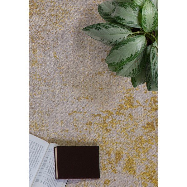 Oker žuti vanjski tepih od recikliranih vlakna 200x290 cm Dara – Asiatic Carpets-image-3