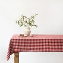 Laneni stolnjak 140x300 cm Red Gingham – Linen Tales