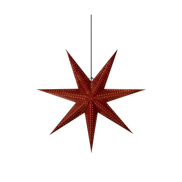 Crveni svjetlosni ukras s božićnim motivom ø 75 cm Embla – Markslöjd