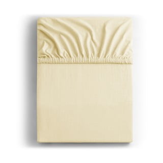 Krem plahta s gumom od jeseya 160x200 cm Amber – Restilo
