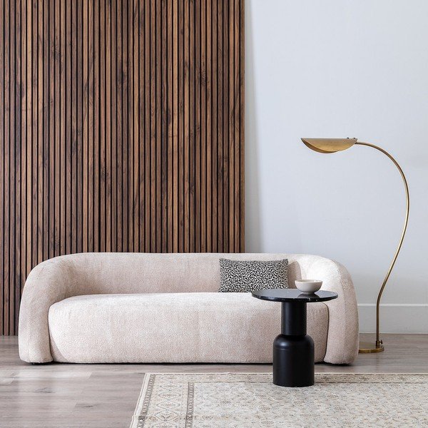 Bež sofa od šenila 200 cm Minimal – Ixia-image-1