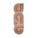 Ružičasta ručno rađena vunena staza 80x300 cm Spiral Shaped  – Flair Rugs