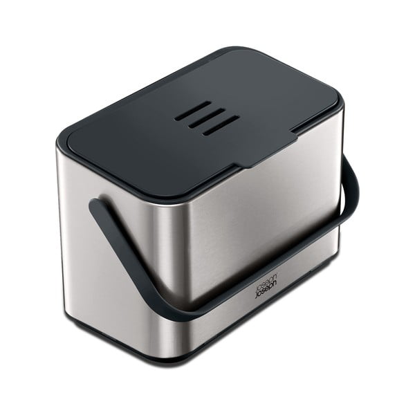 Kanta za bio otpad u srebrnoj boji 4 l Collect – Joseph Joseph-image-3