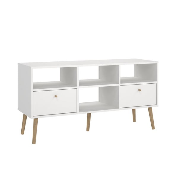 Bijela TV komoda 117x61 cm Bodo – Tvilum-image-2